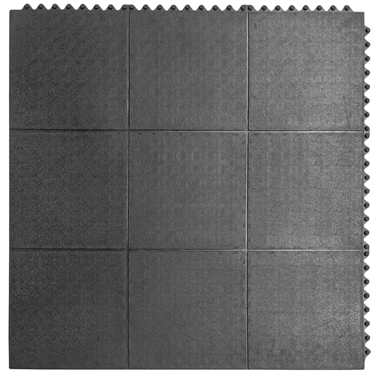 Tapete Antifatiga Modular Económico 90x90cm | Hule Antiderrapante Interconectable