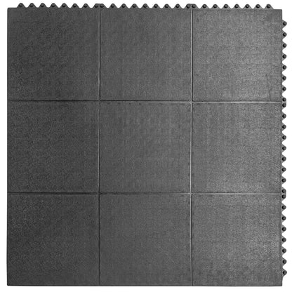 Tapete Antifatiga Modular Económico 90x90cm | Hule Antiderrapante Interconectable