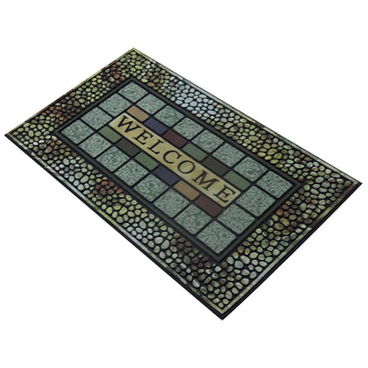 Tapete de entrada Colores Flockeado 45cm x 75 cm