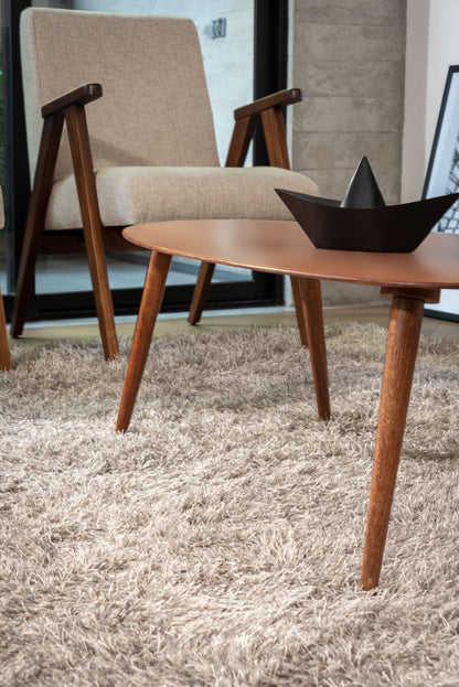 Tapete de sala beige Tulum 200 cm x 290 cm