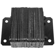 Tope Laminado de Andén 25cm x 30cm Pack 2 piezas | Hule Reciclado de Llanta con Placa de Acero | Económico y Durable