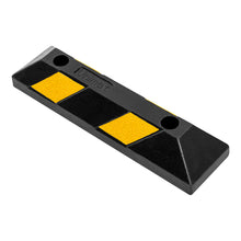 Tope de Estacionamiento 55 cm Hule Reciclado | Uso Rudo, Reflectante y Antidaños