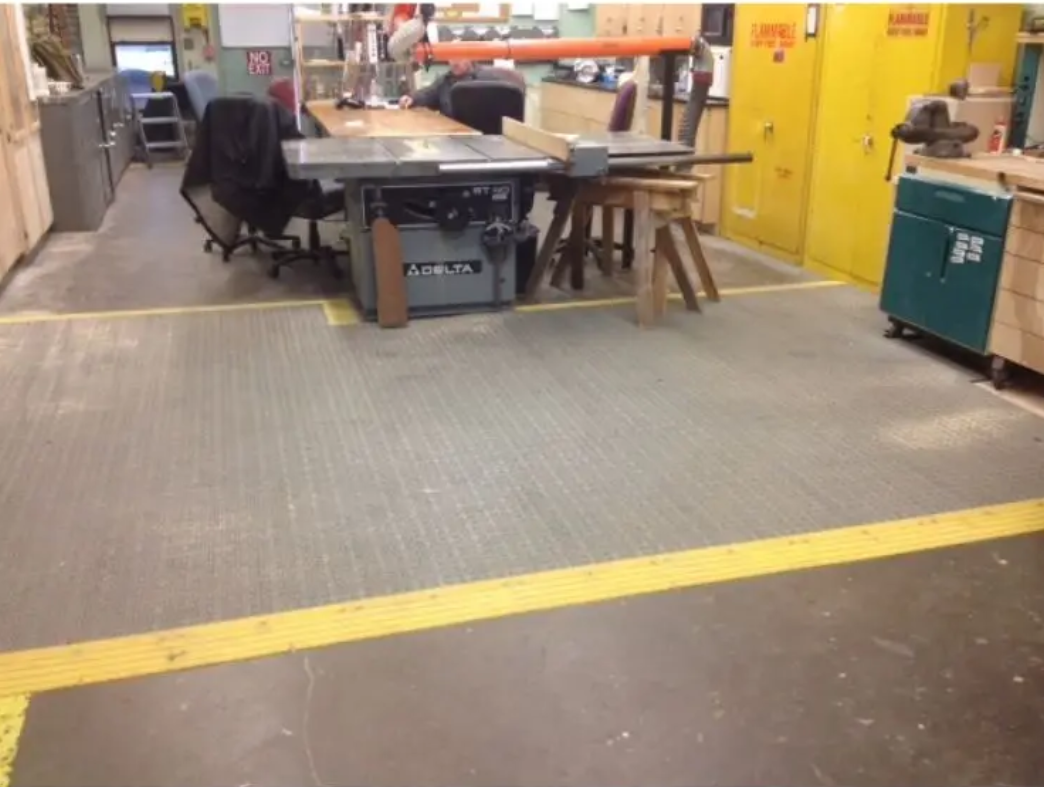 Loseta Modular ErgoDeck MAX Smooth Liso 22mm | Nitrilo, PVC y Confort Extremo Gris