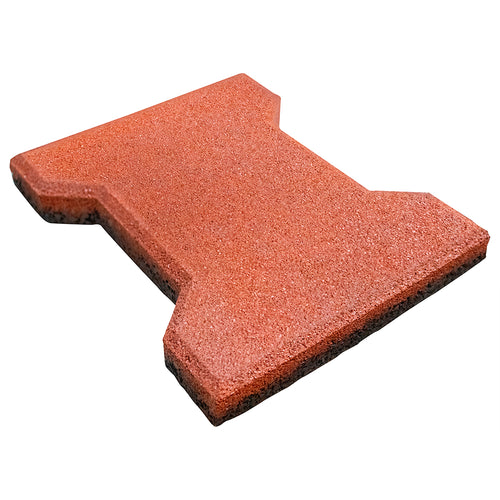 Adoquín de caucho 25mm Terracota Caballerizas