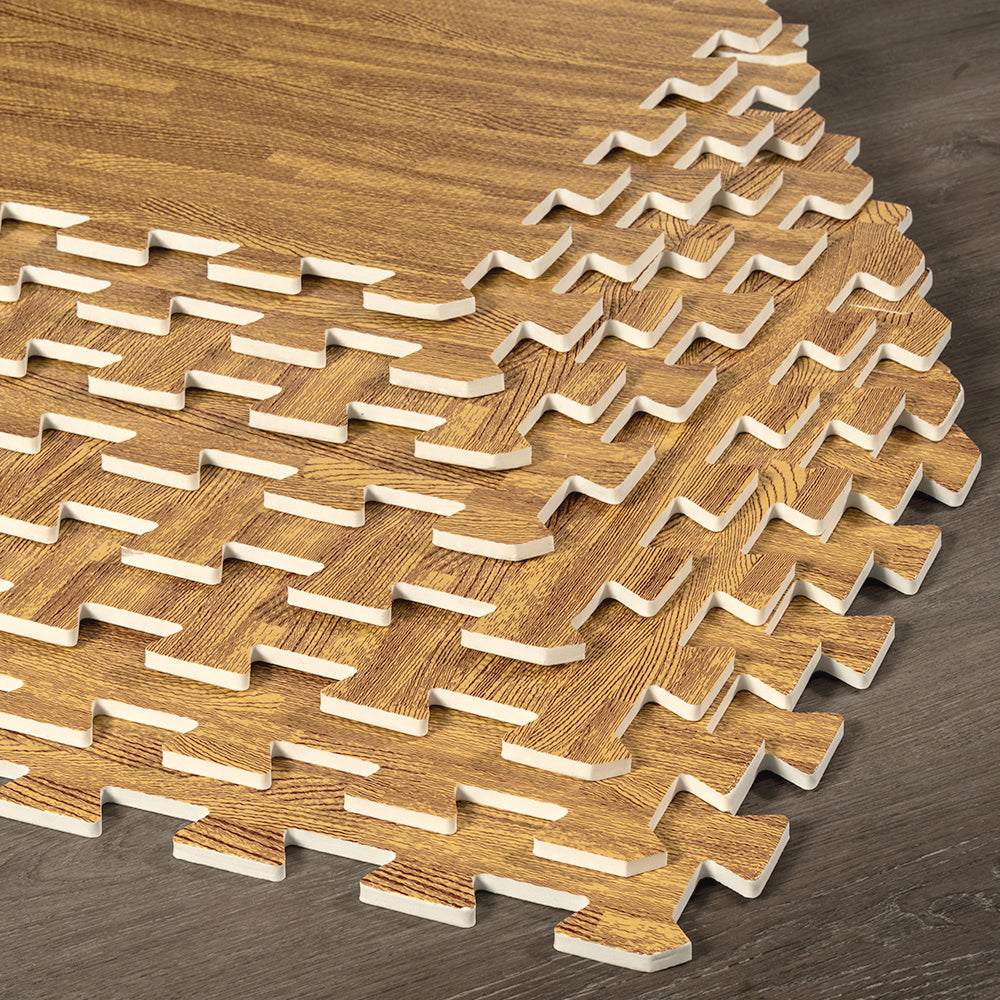 Piso Foamy Imitación Madera Decorativo