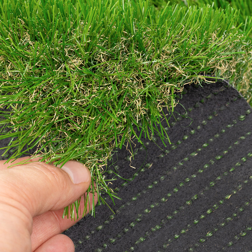 Pasto Artificial Denali 20mm Verde Café Uso decorativo