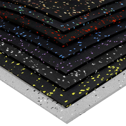 Piso Caucho Gimnasio  Uso Rudo 50x50cm
