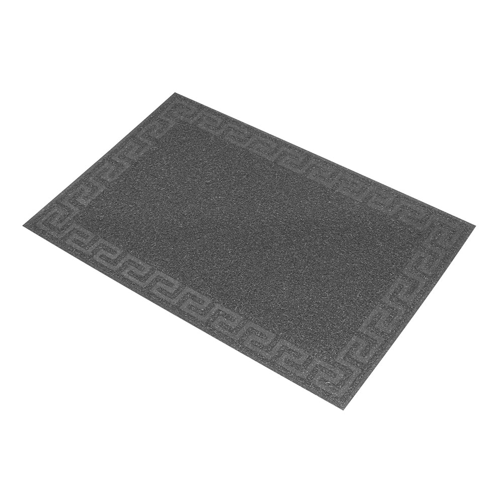 Tapete de entrada Rizo Greek Tap Gris 40 x 60 cm