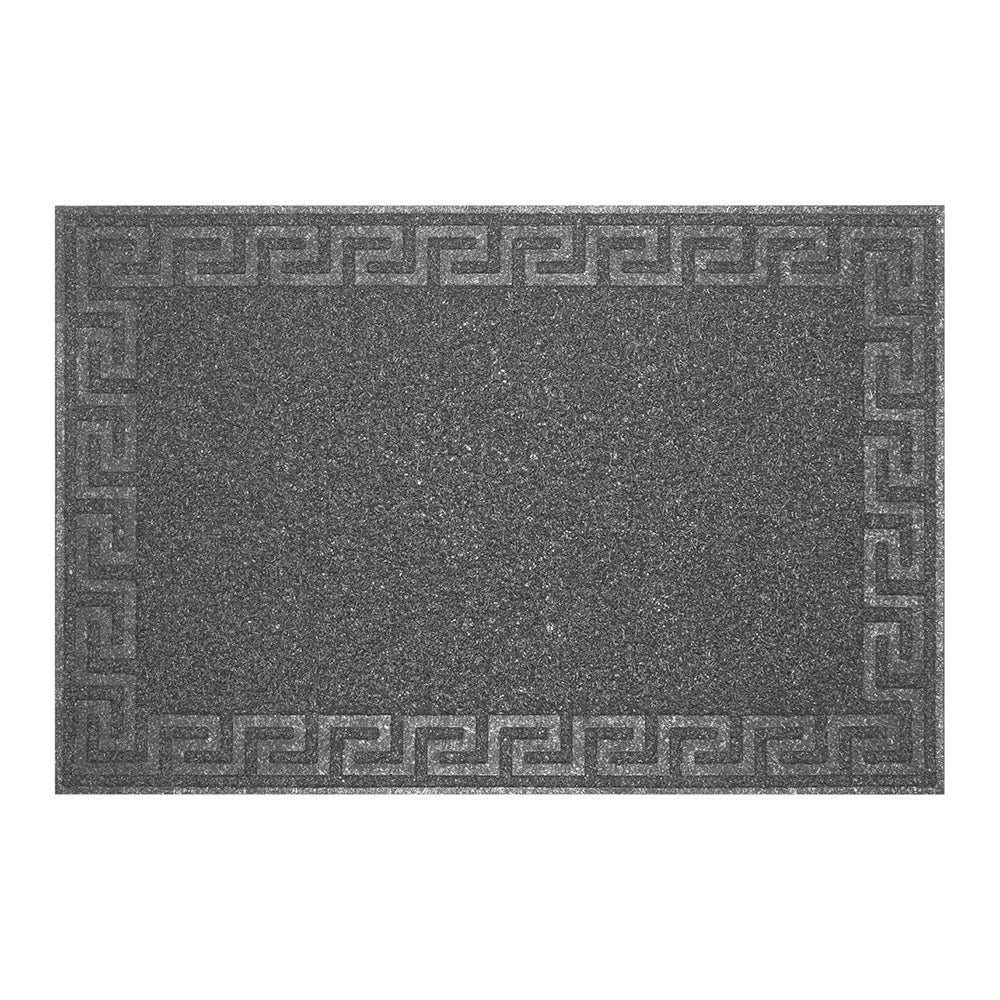 Tapete de entrada Rizo Greek Tap Gris 40 x 60 cm