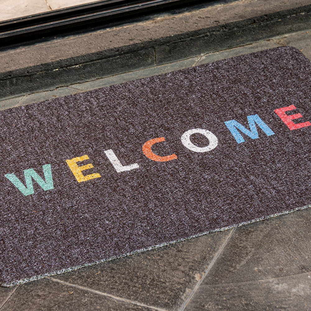 Tapete de entrada Rizo Home Welcome 40 cm x 60 cm