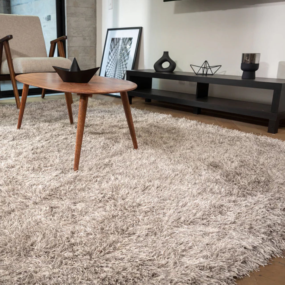 Tapete Sala Beige Tulum 200x290cm Grande Moderno
