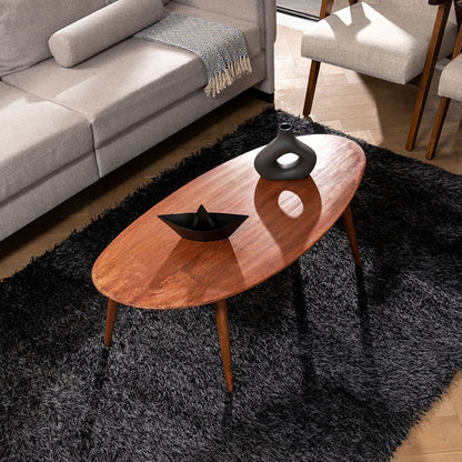 Tapete de sala Sena negro gris 160 cm x 225 cm