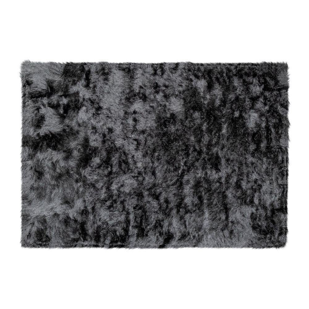 Tapete de sala Sena negro gris 160 cm x 225 cm
