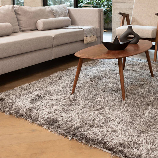 Tapete de sala Sena Plateado 160 cm x 225 cm