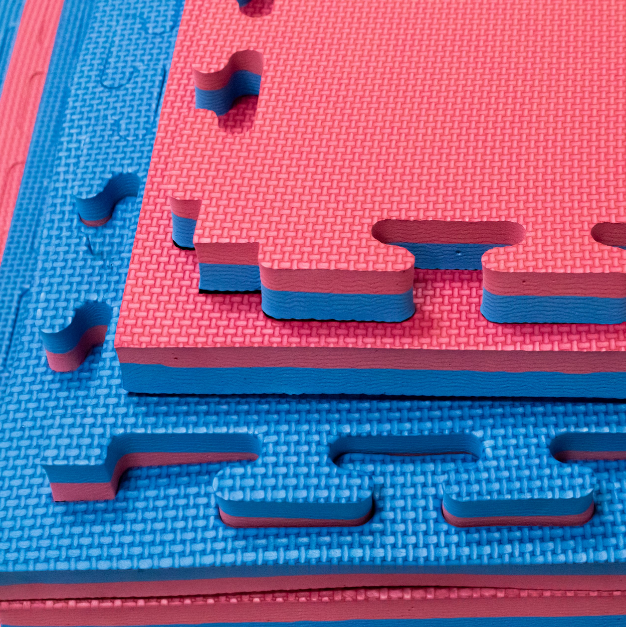 Tatami taekwondo grosor 2.5 cm bicolor