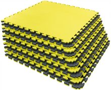 Tatami taekwondo grosor 2.5 cm bicolor